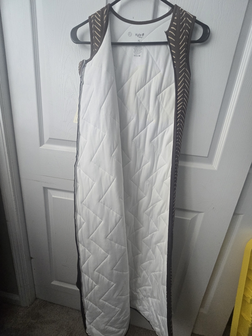 Kyte BABY White Quilted Sleep Sack - XL 2.5 Tog